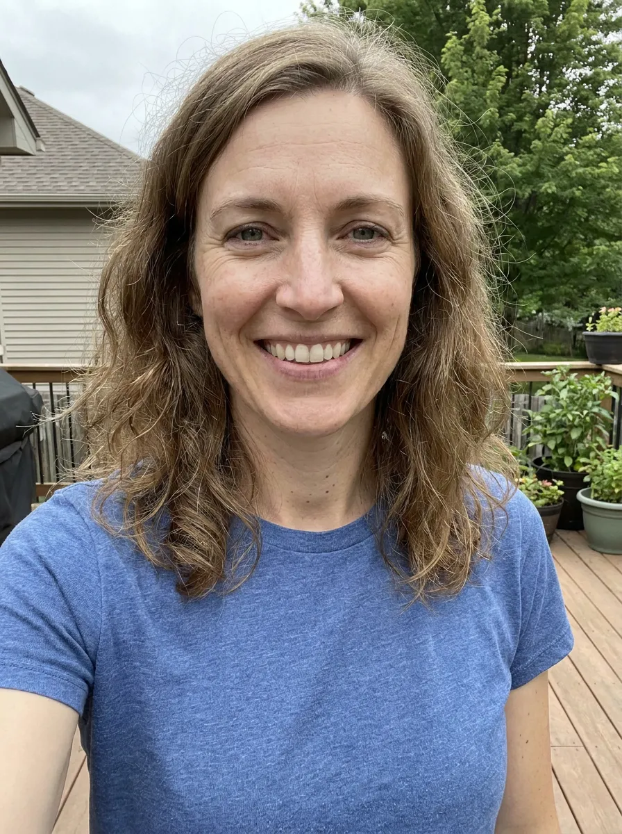 Before: source photo for headshot example 6