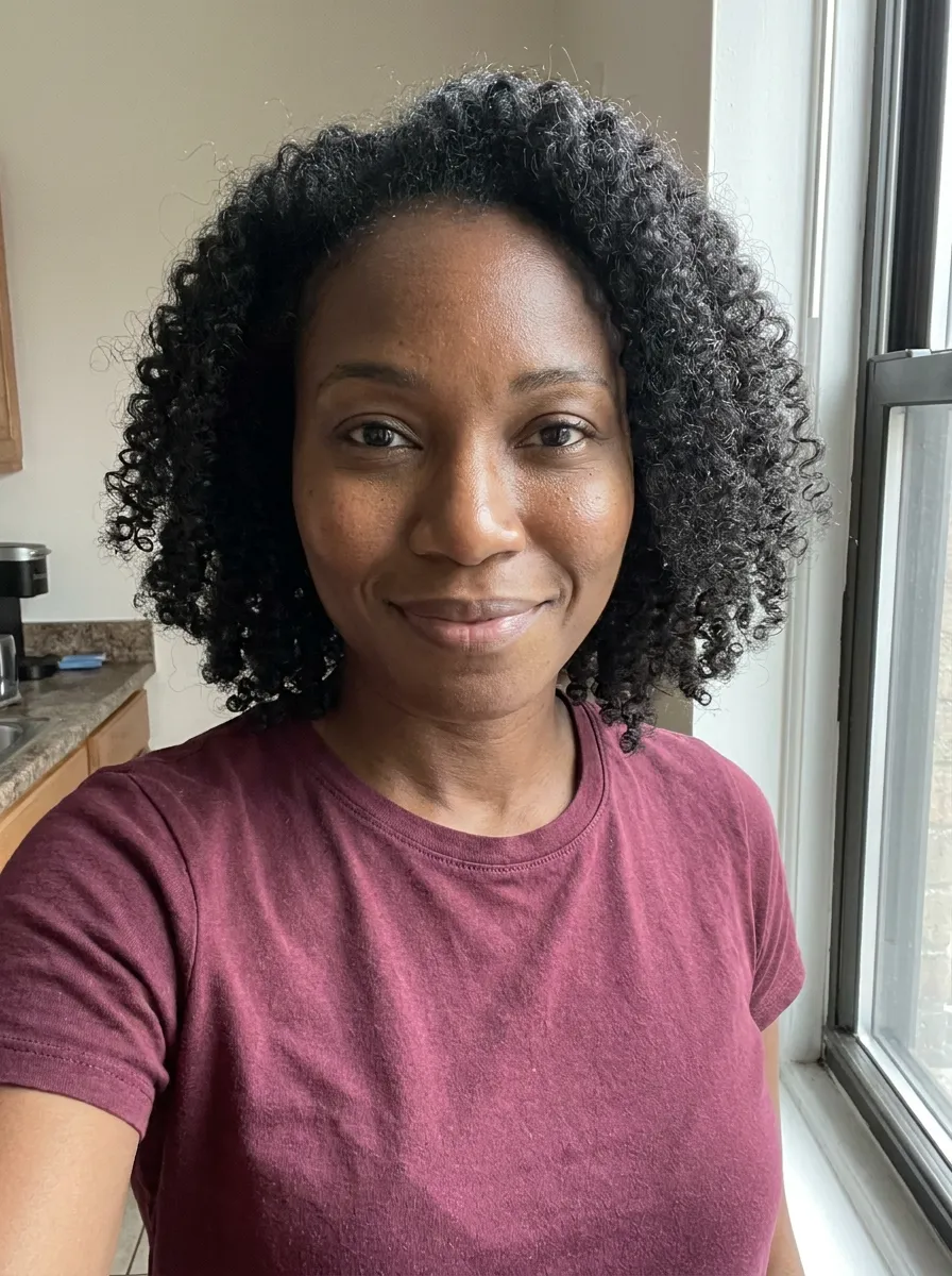 Before: source photo for headshot example 2